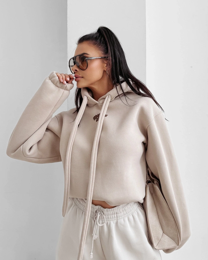 Bluza Olavoga Hoodie Frost Layer beżowa