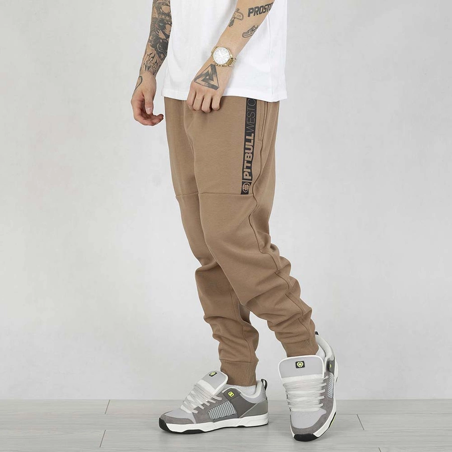 Spodnie dresowe Pit Bull Saturn brązowe