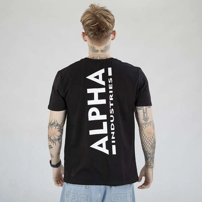 Koszulka Alpha Industries Back Paint 128507 czarna