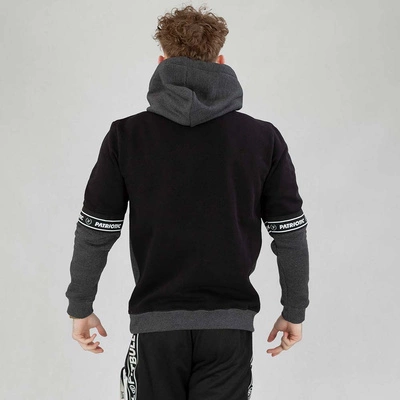 Bluza Patriotic Hoodie Cls Qube Elastic czarno grafitowa