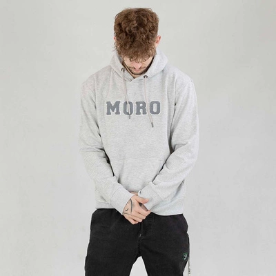 Bluza Hoodie Moro Sport Moro Frotte szara