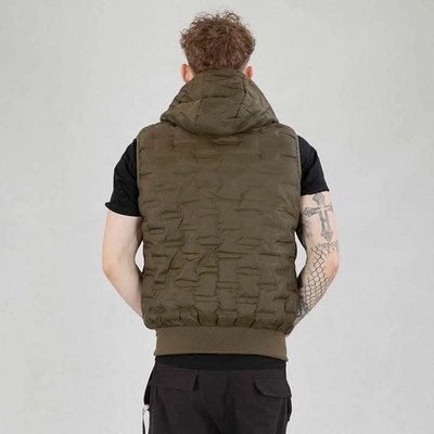 Bezrękawnik Pit Bull Eclipse oliwkowy z kapturem