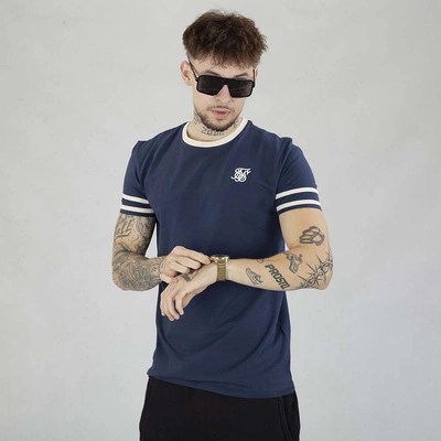 Koszulka SikSilk Tournament SS-26756 granatowa