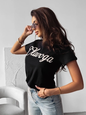 Koszulka Olavoga Luxe czarny