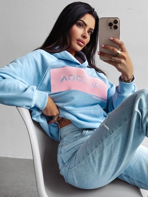 Bluza Olavoga Hoodie Sweet Roll niebieska