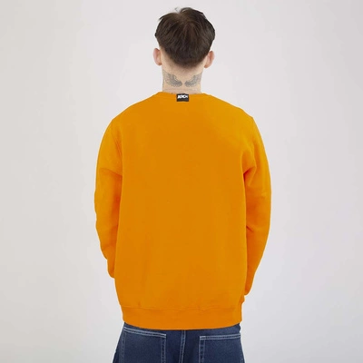 Bluza Stoprocent Crewneck Haftbark pomarańczowa