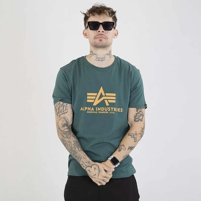 Koszulka Alpha Industries Basic 100501 zielona