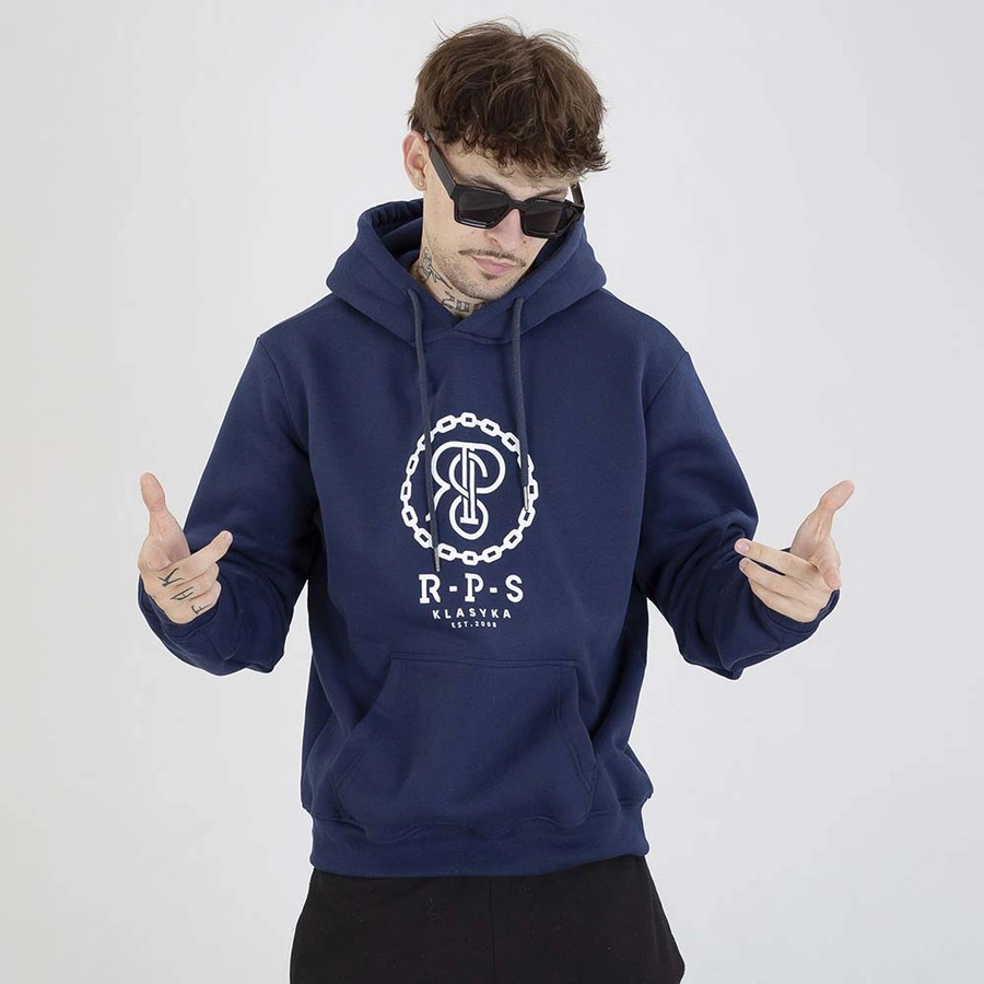 Bluza Hoodie RPS Rychu Peja Solufka Chain granatowa