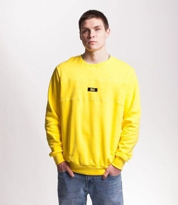 Smoke Story SMALL FOIL Bluza bez kaptura Żółty