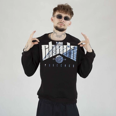 Bluza Patriotic Crewneck Prison Fence czarna