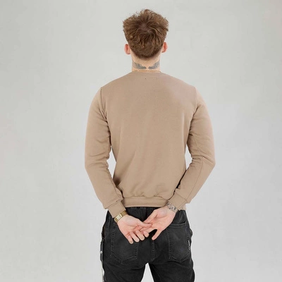 Bluza Ganja Mafia Crewneck RJ beżowa
