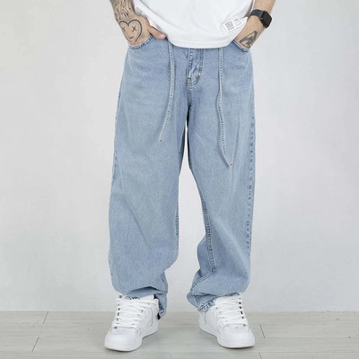 Spodnie Baggy I8 Denim BAG74 jasne niebieskie