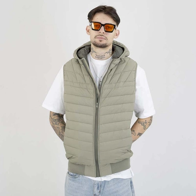 Bezrękawnik Pit Bull Hoodie Naylor szarozielony