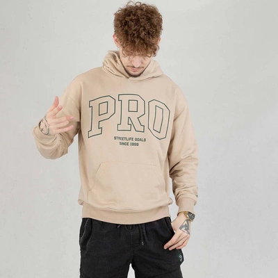 Bluza Prosto Hoodie Fizmo beżowa