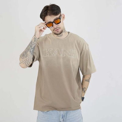 Koszulka Karl Kani Retro Washed PD00007529 brązowy