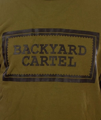 Backyard Cartel-Label Logo Crewneck Bluza Khaki