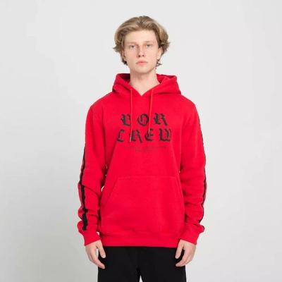 Bluza z kapturem Biuro Ochrony Rapu doberman Czerwony