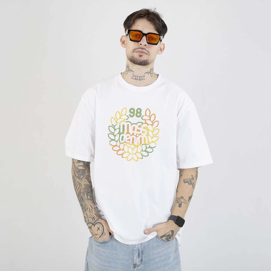 Koszulka Mass Patchwork biała