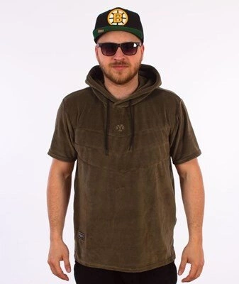 Backyard Cartel-Smooth Short Sleeve Hoody Bluza Kaptur Khaki