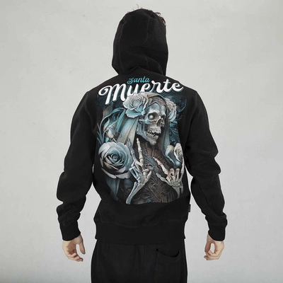 Bluza Hoodie Pit Bull Santa Muerte czarna