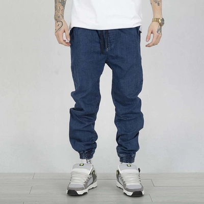 Spodnie Grube Lolo Dymek Back Haft light jeans