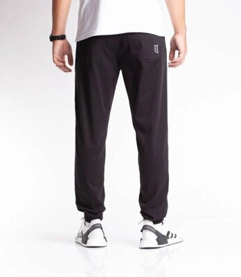 Biuro Ochrony Rapu FIT NEW Spodnie Jogger Guma Strecz Czarny Jeans