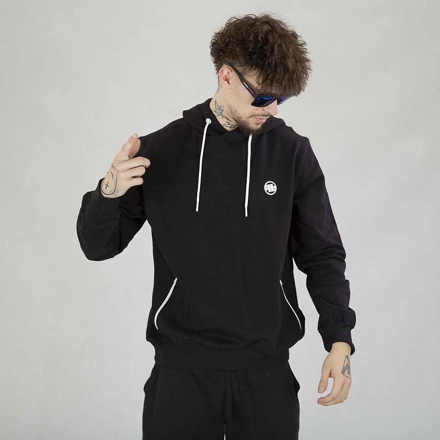 Bluza Pit Bull Hoodie Terry Group Small Logo czarna