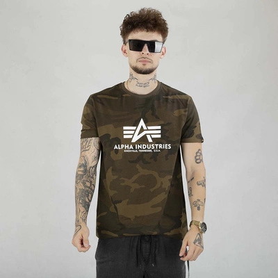 Koszulka Alpha Industries Basic 100501C oliwkowa camo