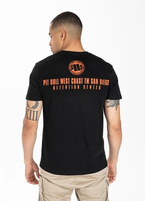 Koszulka Pit Bull Middle Weight 190 Orange Dog czarna