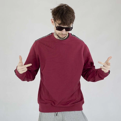 Bluza Pit Bull Crewneck Tape Nugget bordowa