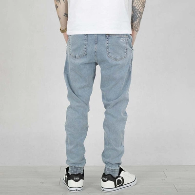 Spodnie Jogger SSG Slim Small Logo jasno niebieskie