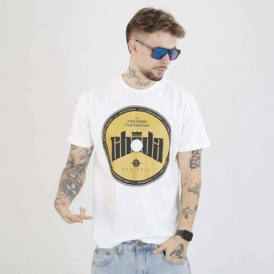 Koszulka Chada Żyję Dzięki Tym Tekstom biała