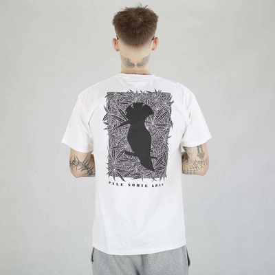 Koszulka Dudek P56 Dudek Logo Trawka biała