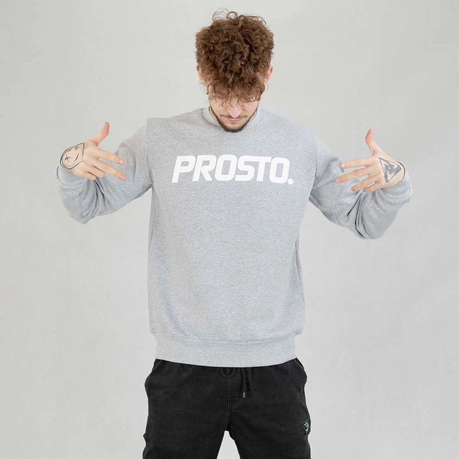 Bluza Prosto Crewneck Toras szara