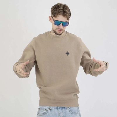 Bluza Pit Bull crewneck Small Logo beżowa