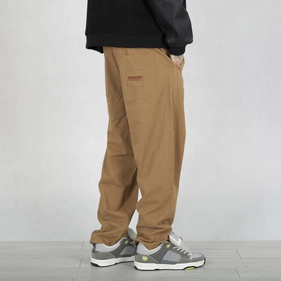 Spodnie Mass Baggy Fit Clamber brązowe