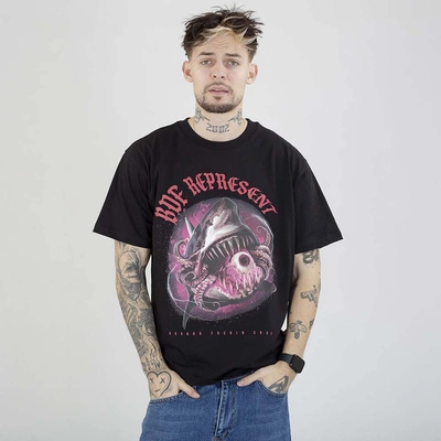 Koszulka Brain Dead Familia Shark czarna