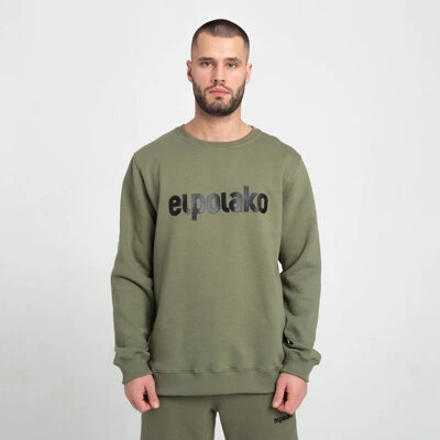 Bluza Bez Kaptura El Polako Basic Khaki