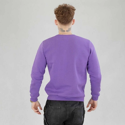 Bluza Ganja Mafia Crewneck Podpis Mini Gold fioletowa