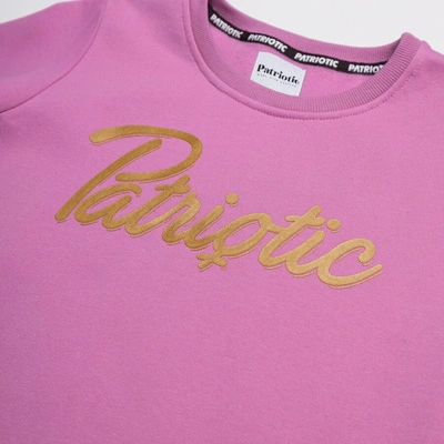 Bluza Patriotic Crewneck Liquid różowa