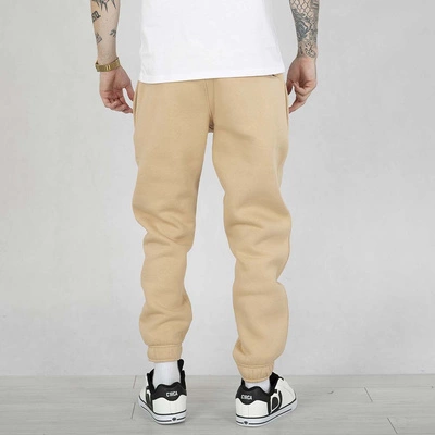 Spodnie Dresowe SSG Slim Small Classic brązowe