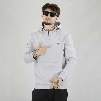 Bluza Hoodie 4F BLM020 jasno szara