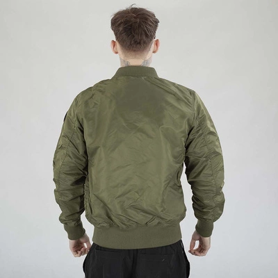 Kurtka Pit Bull MA-1 Logo oliwkowa