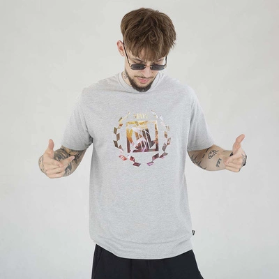 Koszulka Diil Laur High szara czerwona