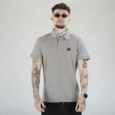 Koszulka Polo Pit Bull Jersey Small Logo szara