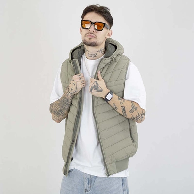 Bezrękawnik Pit Bull Hoodie Naylor szarozielony