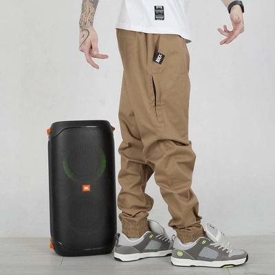 Spodnie Jogger Stoprocent Classic Black Tag Haftbark brązowe