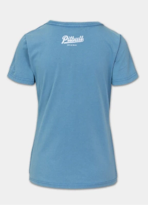 Koszulka Pit Bull Angel Logo niebieska