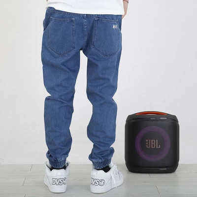 Spodnie Mass Jogger Sneaker Fit Signature 2.0 niebieskie