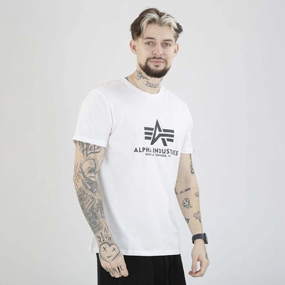 Koszulka Alpha Industries Basic 100501 biało czarny